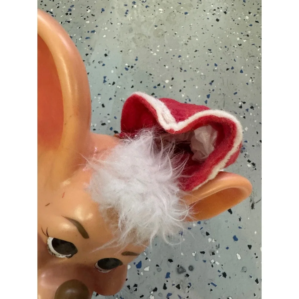 Vintage Roy Des. Of Fun‎ 1970 Christmas Mouse Figurine Decoration